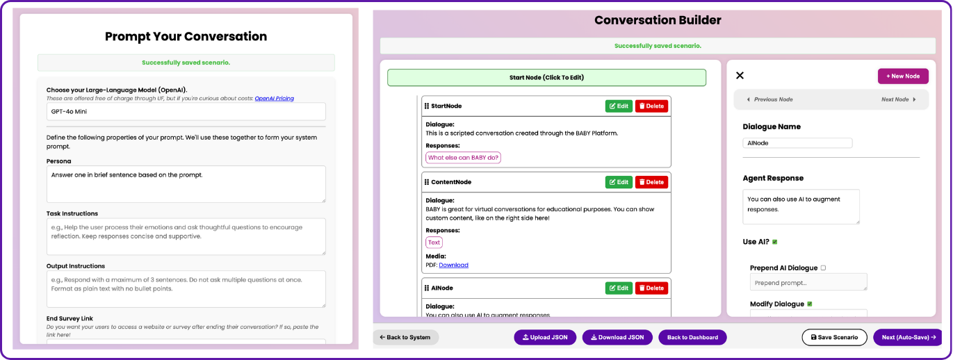 Conversation builder